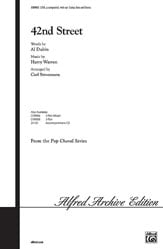 42nd Street SATB choral sheet music cover